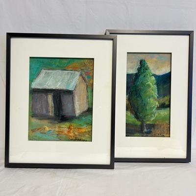 Signed Local Pastel Original Painting S-RG)