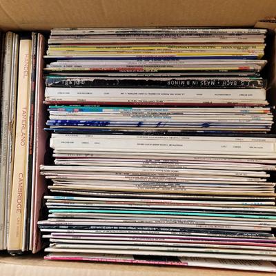 Big box o' records. Perfect condition