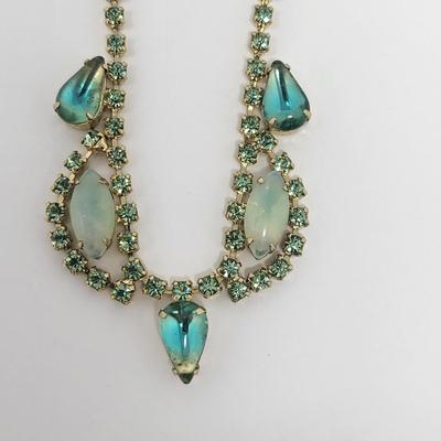 Juliana Style Vintage Rhinestone Jewelry - Greens