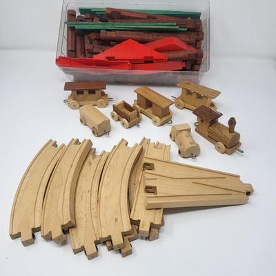 Children's Lincoln Logs & Wood Trains