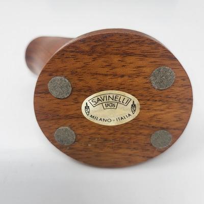 Dunmore Tobacco Pipe and Teak Pipe Rest