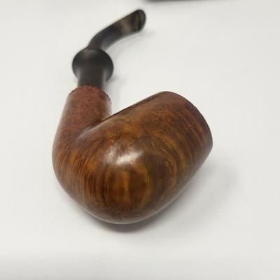 Dunmore Tobacco Pipe and Teak Pipe Rest
