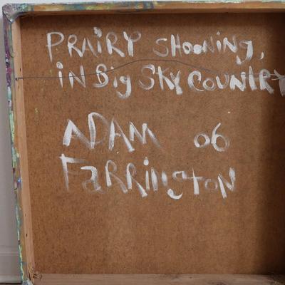 Adam Farrington "Prairy Shooning, in Big Sky Country"