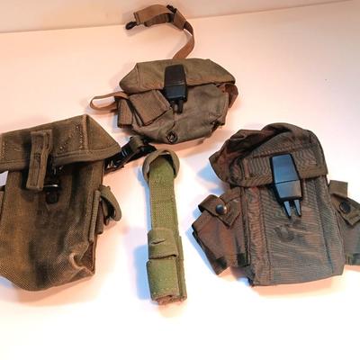 US Military canvas Ammunition / small bag collection