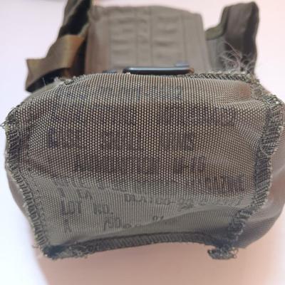 Assortment of US Military small arm case, Ammunition pouches, canvas bags