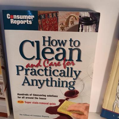 Home Interior / Decorating books and How to clean and care for practically anything!