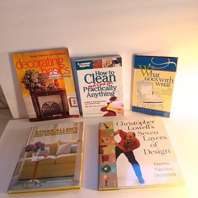 Home Interior / Decorating books and How to clean and care for practically anything!