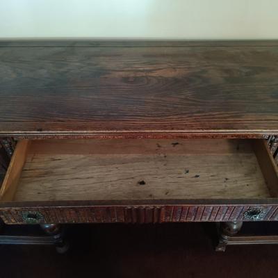 LOT 5: Jacobean-Style Oak Sideboard