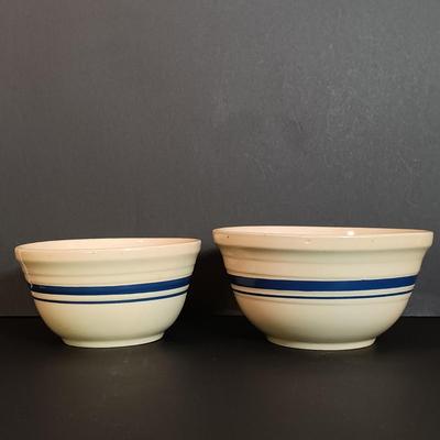 LOT 53: Pottery Collection: Roseville Mixing Bowls, Pasta Bowl, Kasco & More