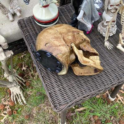 LOT 81: Skeleton Crew - Collection of Vintage Plastic Skeleton and Skulls