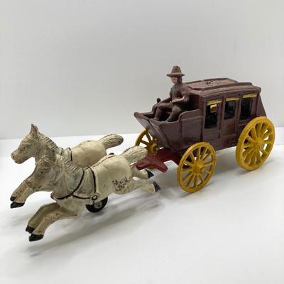 LOT 96: Vintage Horse Drawn Covered Wagon Taiwan
