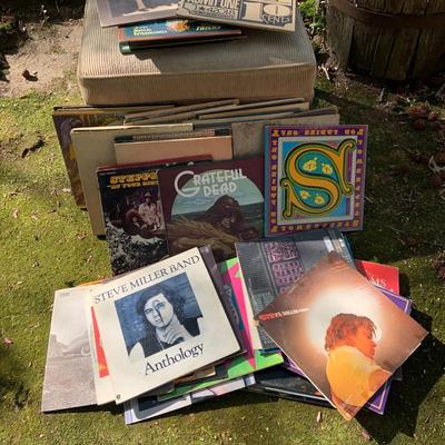 LOT 134: Large Collection of Vintage Vinyl Records - Some Classic Rock