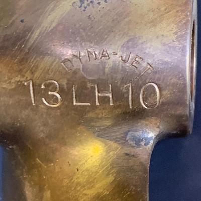 LOT 138: Brass Collection: Dyna-Jet Brass Propeller (13L H10), 