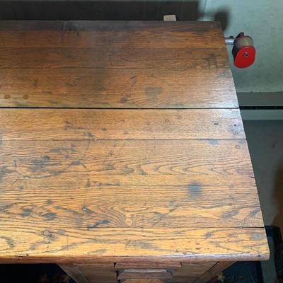 LOT 147: Vintage Student Desk