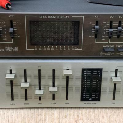 LOT 150: Technics Stereo Frequency Equalizer SH-8015 & TEAC Stereo Graphic Equalizer EQA-20
