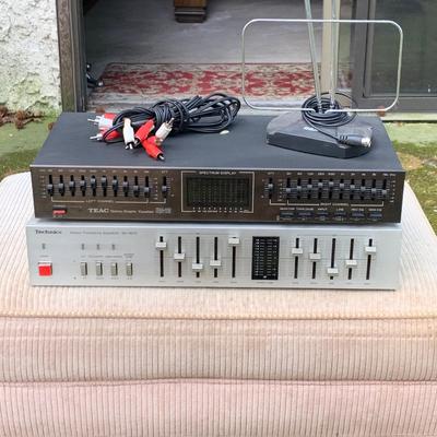 LOT 150: Technics Stereo Frequency Equalizer SH-8015 & TEAC Stereo Graphic Equalizer EQA-20