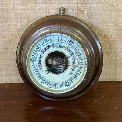 LOT 173: Nautical Collection - German Barometers, Wall Art, Brass Crab / Lobster / Anchor and More