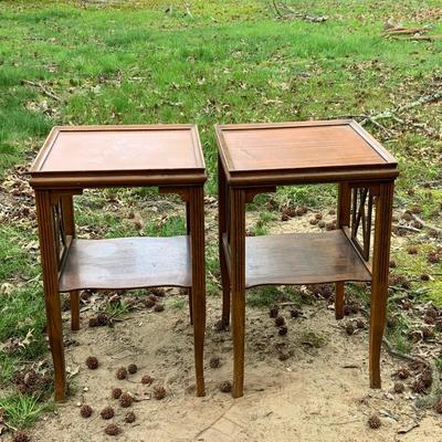 LOT 191: Set of Two Vintage Tables for Upcycling