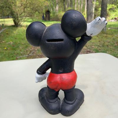 LOT 200: Vintage Cast Iron Mickey Mouse Bank