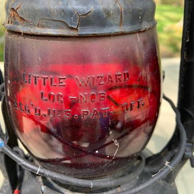 LOT 201: Collection of Lanterns Including a Dietz Lantern with Red Glass, Dressel Lantern and More
