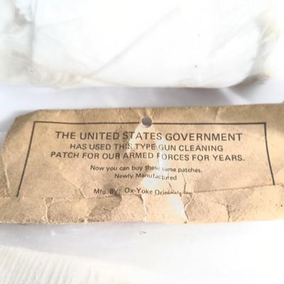 Firearm cleaning items - pads - grease- Hoppe's plus Lubricant and more