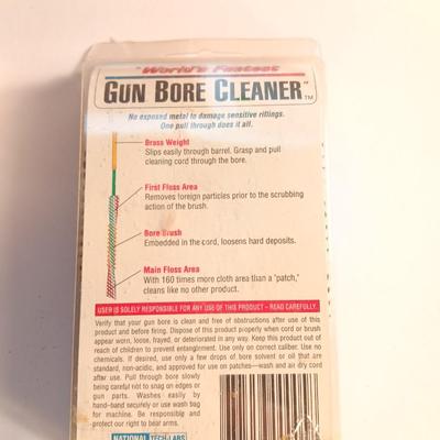Firearm cleaning items - pads - grease- Hoppe's plus Lubricant and more