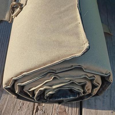 Dupont Dacron Hollofil808 sleeping bag with Dillon Precision bedroll cushion