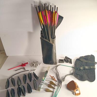 Archery Arrows and supplies - Arrow tips = String - guards and more - Crossbow