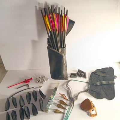 Archery Arrows and supplies - Arrow tips = String - guards and more - Crossbow