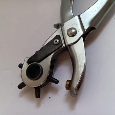 Home repair tools - screen tool - Leather punch and stapler with staples and safety glasses