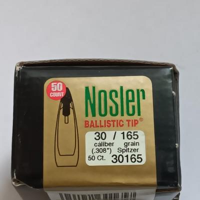 Nosler Ballistic tops 30 caliber .308