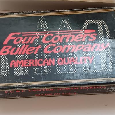 30-06 Winchester Sprg. marked ammunition in Vintage Four corners bullet company box