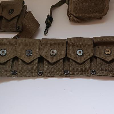 US Military issued Ammunition / small arms canvas bags.