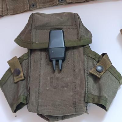 US Military issued Ammunition / small arms canvas bags.