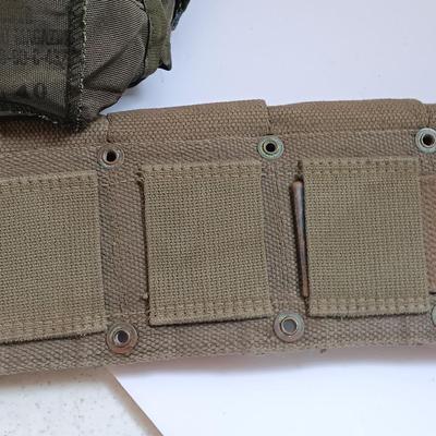 US Military issued Ammunition / small arms canvas bags.