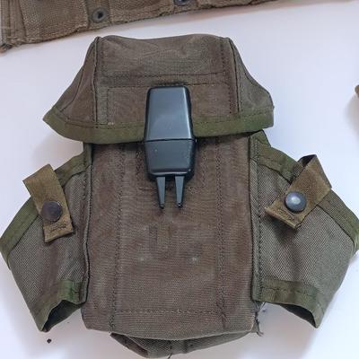 US Military issued Ammunition / small arms canvas bags.