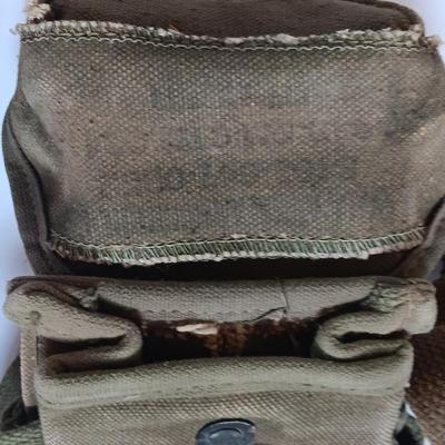 US Military issued Ammunition / small arms canvas bags.