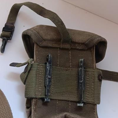 US Military issued Ammunition / small arms canvas bags.
