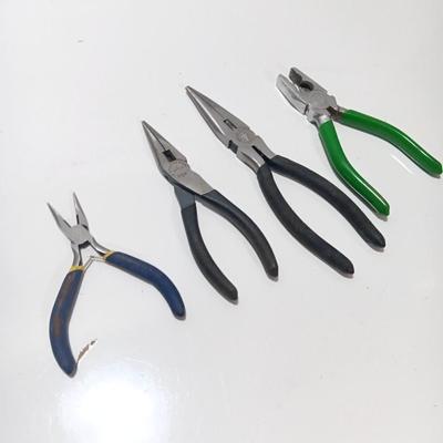 Assortment of Pliers - Craftsman - and off brands
