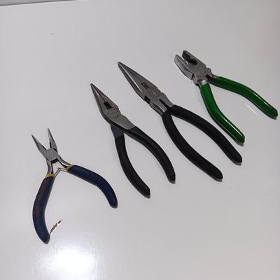 Assortment of Pliers - Craftsman - and off brands