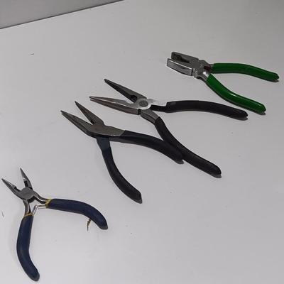Assortment of Pliers - Craftsman - and off brands