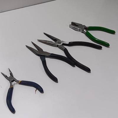 Assortment of Pliers - Craftsman - and off brands