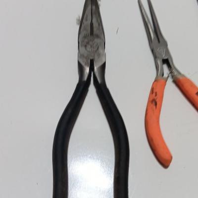 set of four pairs of pliers - Crescent brand and others