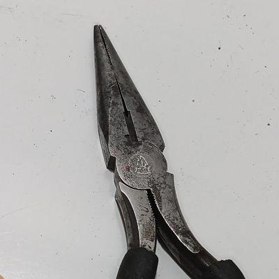 set of four pairs of pliers - Crescent brand and others