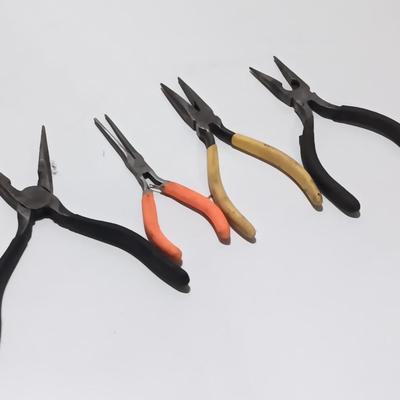 set of four pairs of pliers - Crescent brand and others