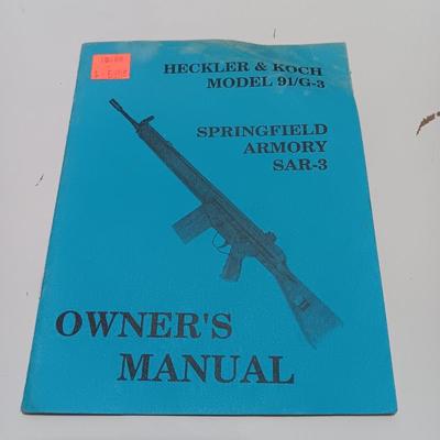 Firearm books and Manuals - Colt M1A Rifle - 7.62 Rifle M14 and bipod M2 and more.