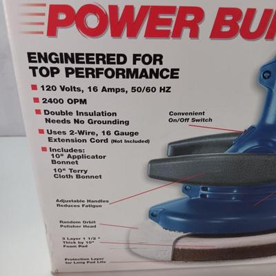 interDynamics Power Buffer 10" Random orbital waxer