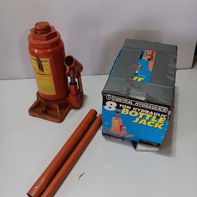Central Hydraulics 8-ton Hydraulic bottle jack