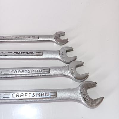 Four Craftsman wrenches - 1/2 - 9/16 - 5/8 - 11/16