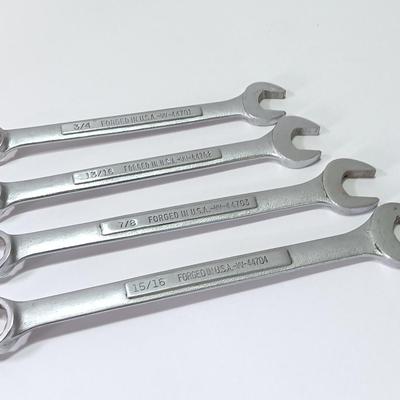 Four Craftsman wrenches - 3/4 - 13/16 - 7/8 - 15/16